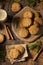 Homemade Brown Gingersnap Cookies