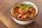 Homemade Calamari Fagioli Soup