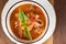 Homemade Calamari Fagioli Soup