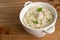 Homemade Cauliflower Puree or Colcannon with Mashed Cabbage