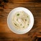 Homemade Cauliflower Puree or Colcannon with Mashed Cabbage