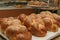 Homemade challah bread with sesame seeds Fresh challah bread for shabbat