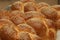 Homemade challah bread with sesame seeds Fresh challah bread for shabbat