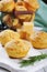 Homemade cheese muffins