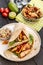 Homemade Chicken Fajitas with Vegetables