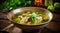Homemade chicken vegetable soup