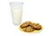 Homemade Chocolate Chip Cookies and Milk