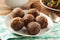 Homemade Chocolate Donut Holes