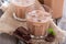 Homemade chocolate liquor