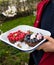 Homemade Chocolate Tarts with Berries