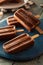 Homemade Cold Chocolate Fudge Popsicles