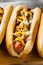 Homemade Coney Island Hot Dog