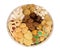 Homemade Cookie tray assortment isolated