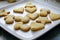 Homemade cookies in various shapes landscape crop