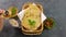 Homemade corn flatbread with cilantro greens tomato salsa. Handmade mexican tortillas vegetable salad Traditional Indian