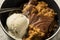 Homemade Cornmeal Indian Bread Pudding