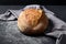 homemade craft bread on table