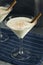 Homemade Creamy Eggnog Cinnamon Dessert Martini