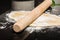 Homemade dough being formed into pasta