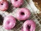 Homemade doughnuts food photography recipe idea