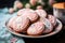 Homemade Easter Cookie Creations in Pastel Colors. AI Generated