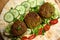 Homemade falafel