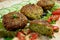 Homemade falafel