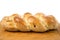 Homemade Fancy Braided Herb and Sundried Tomato Bread on a Cutting Board #1