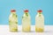 Homemade fermented raw organic probiotic drink or Kombucha lemonade
