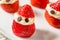 Homemade Festive Christmas Strawberry Santas