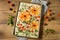 Homemade Flower Focaccia Bread Art