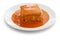 Homemade francesinha, portuguese sandwich