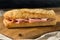 Homemade French Ham Jambon Beurre Sandwich