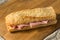 Homemade French Ham Jambon Beurre Sandwich