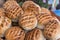 Homemade freshly baked scones in Hungary