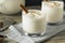 Homemade Frozen Bourbon Milk Punch