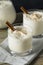 Homemade Frozen Bourbon Milk Punch