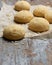 homemade ghee biscuits or cookies on table top