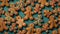 Homemade gingerbread men sweet, decorative indulgent snack generated by AI