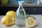 homemade glass cleaner with just a few ingredients