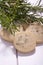 homemade gourmet rosemary shortbread