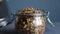 Homemade Granola in glass jar