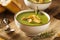 Homemade Green Asparagus Soup