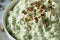 Homemade Green Pistachio Fluff Dessert