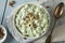 Homemade Green Pistachio Fluff Dessert