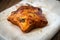 Homemade healthy freshly baked cornbread in shape of star pastry