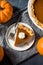 Homemade Healthy Thanksgiving Day Pumpkin PIe