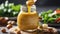 Homemade honey mustard salad dressing