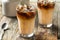 Homemade Iced Dirty Horchata Coffee