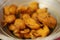 Homemade Indian potato and onion pakoda or Bhajji famous evening snacks